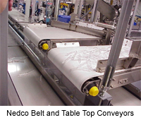 Nedco Belt and Tabletop Conveyors